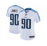 Women's Nike Tennessee Titans #90 DaQuan Jones Vapor Untouchable Limited White NFL Jersey