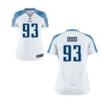 Women's Nike Tennessee Titans #93 Kevin Dodd White NFL Jersey