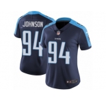 Women's Nike Tennessee Titans #94 Austin Johnson Vapor Untouchable Limited Navy Blue Alternate NFL Jersey