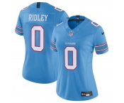Women's Tennessee Titans #0 Calvin Ridley Light Blue 2026 F.U.S.E. Vapor Limited Stitched Football Jersey