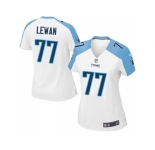 Women's Tennessee Titans #77 Taylor Lewan White NFL Jersey