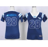 nike women jerseys tennessee titans #28 chris johnson blue[fashion Rhinestone sequins]