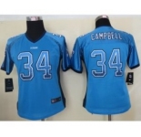 nike women jerseys tennessee titans #34 campbell lt.blue[nike drift fashion]