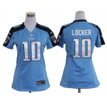 nike women nfl jerseys tennessee titans #10 jake locker blue[nike]