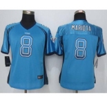 nike women nfl jerseys tennessee titans #8 mariota blue[Elite drift fashion][mariota]