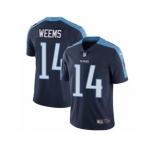 Youth Nike Tennessee Titans #14 Eric Weems Vapor Untouchable Limited Navy Blue Alternate NFL Jersey