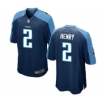 Youth Nike Tennessee Titans #2 Derrick Henry Navy Blue Alternate NFL Jersey
