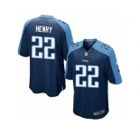 Youth Nike Tennessee Titans #22 Derrick Henry Game Navy Blue Alternate NFL Jersey