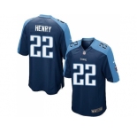 Youth Nike Tennessee Titans #22 Derrick Henry Navy Blue Alternate Stitched NFL Elite Jersey