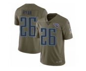 Youth Nike Tennessee Titans #26 Logan Ryan Limited Olive 2017 Salute to Service NFL Jersey