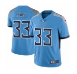 Youth Nike Tennessee Titans #33 Dion Lewis Light Blue Alternate Vapor Untouchable Limited Player NFL Jersey
