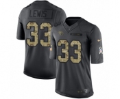 Youth Nike Tennessee Titans #33 Dion Lewis Limited Black 2016 Salute to Service NFL Jersey