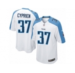 Youth Nike Tennessee Titans #37 Johnathan Cyprien Limited White NFL Jersey