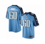 Youth Nike Tennessee Titans #60 Ben Jones Limited Light Blue Team Color NFL Jersey