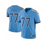 Youth Nike Tennessee Titans #77 Taylor Lewan Light Blue Team Color Stitched NFL Vapor Untouchable Limited Jersey