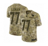 Youth Nike Tennessee Titans #77 Taylor Lewan Limited Camo 2018 Salute to Service NFL Jersey