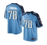 Youth Nike Tennessee Titans #78 Jack Conklin Limited Light Blue Team Color NFL Jersey