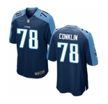 Youth Nike Tennessee Titans #78 Jack Conklin Navy Blue Alternate NFL Jersey