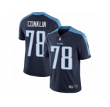 Youth Nike Tennessee Titans #78 Jack Conklin Vapor Untouchable Limited Navy Blue Alternate NFL Jersey