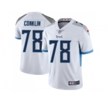 Youth Nike Tennessee Titans #78 Jack Conklin White Stitched NFL Vapor Untouchable Limited Jersey