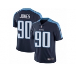Youth Nike Tennessee Titans #90 DaQuan Jones Vapor Untouchable Limited Navy Blue Alternate NFL Jersey