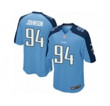 Youth Nike Tennessee Titans #94 Austin Johnson Game Light Blue Team Color NFL Jersey
