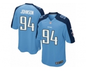 Youth Nike Tennessee Titans #94 Austin Johnson Game Light Blue Team Color NFL Jersey