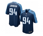 Youth Nike Tennessee Titans #94 Austin Johnson Game Navy Blue Alternate NFL Jersey