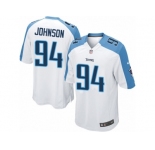Youth Nike Tennessee Titans #94 Austin Johnson Game White NFL Jersey