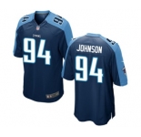 Youth Nike Tennessee Titans #94 Austin Johnson Navy Blue Alternate NFL Jersey