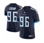 Youth Nike Tennessee Titans #96 Bennie Logan Navy Blue Team Color Vapor Untouchable Limited Player NFL Jersey