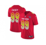 Youth Nike Tennessee Titans #99 Jurrell Casey Red Stitched NFL Limited AFC 2018 Pro Bowl Jersey