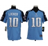 nike youth nfl jerseys tennessee titans #10 jake locker blue[nike]