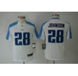 nike youth nfl jerseys tennessee titans #28 chris johnson white[nike limited]