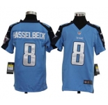 nike youth nfl jerseys tennessee titans #8 matt hasselbeck blue[nike]