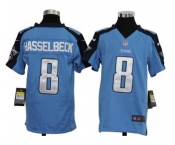 nike youth nfl jerseys tennessee titans #8 matt hasselbeck blue[nike]