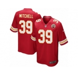 Men Nike Kansas City Chiefs #39 Terrance Mitchell Game Red Team Color NFL Jersey