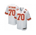 Men Nike Kansas City Chiefs #70 Bryan Witzmann Game White NFL Jersey