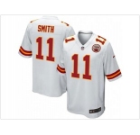nike nfl jerseys kansas city chiefs #11 smith white[game]