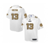 nike nfl jerseys kansas city chiefs #13 hilton Pro Line White[game][hilton]