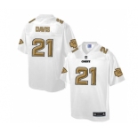 nike nfl jerseys kansas city chiefs #21 davis Pro Line White[game]
