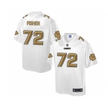 nike nfl jerseys kansas city chiefs #72 fisher Pro Line White[game]
