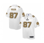 nike nfl jerseys kansas city chiefs #87 kelce Pro Line White[game]