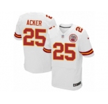 Men Nike Kansas City Chiefs #25 Kenneth Acker Elite White NFL Jersey
