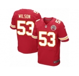 Men Nike Kansas City Chiefs #53 Ramik Wilson Elite Red Team Color NFL Jersey