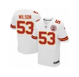 Men Nike Kansas City Chiefs #53 Ramik Wilson Elite White NFL Jersey