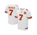 Men Nike Kansas City Chiefs #7 Harrison Butker Elite White NFL Jersey
