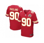Men Nike Kansas City Chiefs #90 Reggie Ragland Elite Red Team Color NFL Jersey