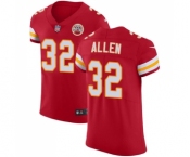 Men's Kansas City Chiefs #32 Marcus Allen Red Team Color Vapor Untouchable Elite Player Football Jersey