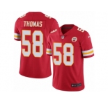 Men's Nike Kansas City Chiefs #58 Derrick Thomas Elite Red Rush NFL Jersey